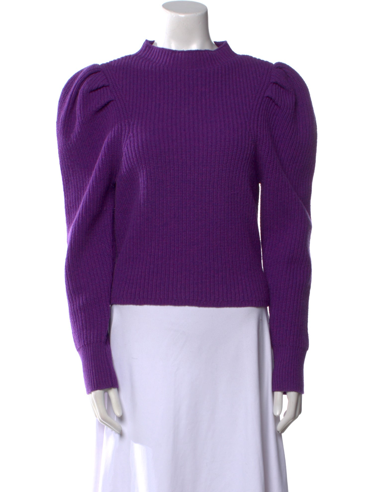 Sandro Wool Mock Neck Sweater