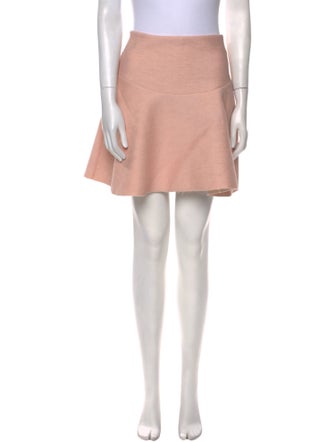 Sandro Raw-Edge Trim Mini Skirt