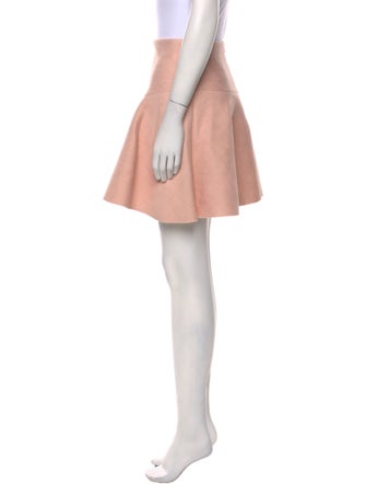 Sandro Raw-Edge Trim Mini Skirt