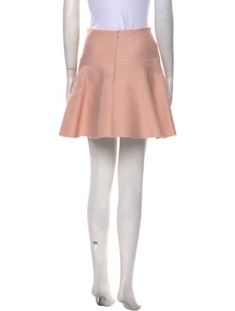 Sandro Raw-Edge Trim Mini Skirt