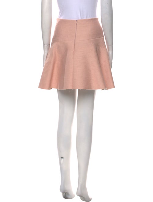 Sandro Raw-Edge Trim Mini Skirt