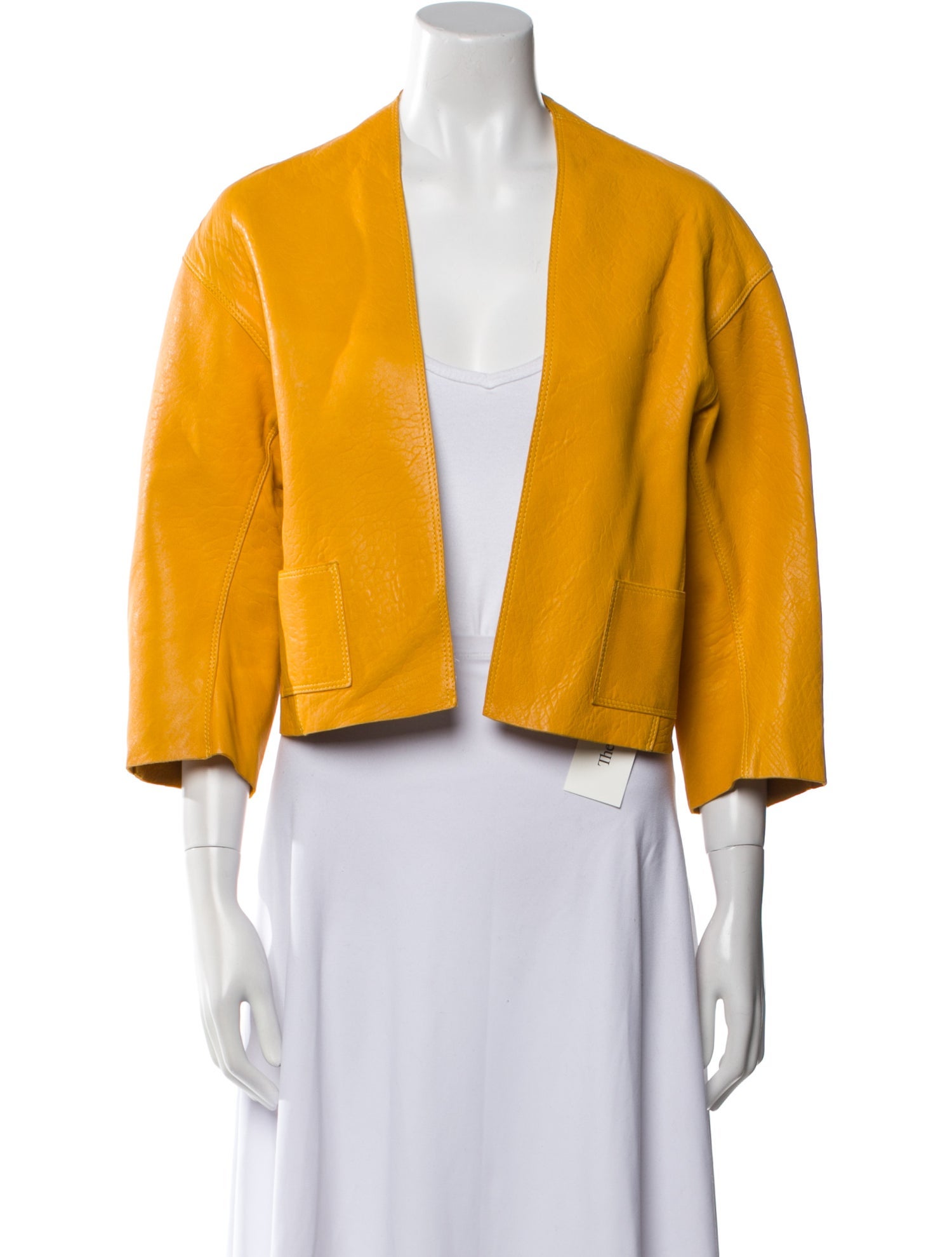 Sandro Lamb Leather Evening Jacket