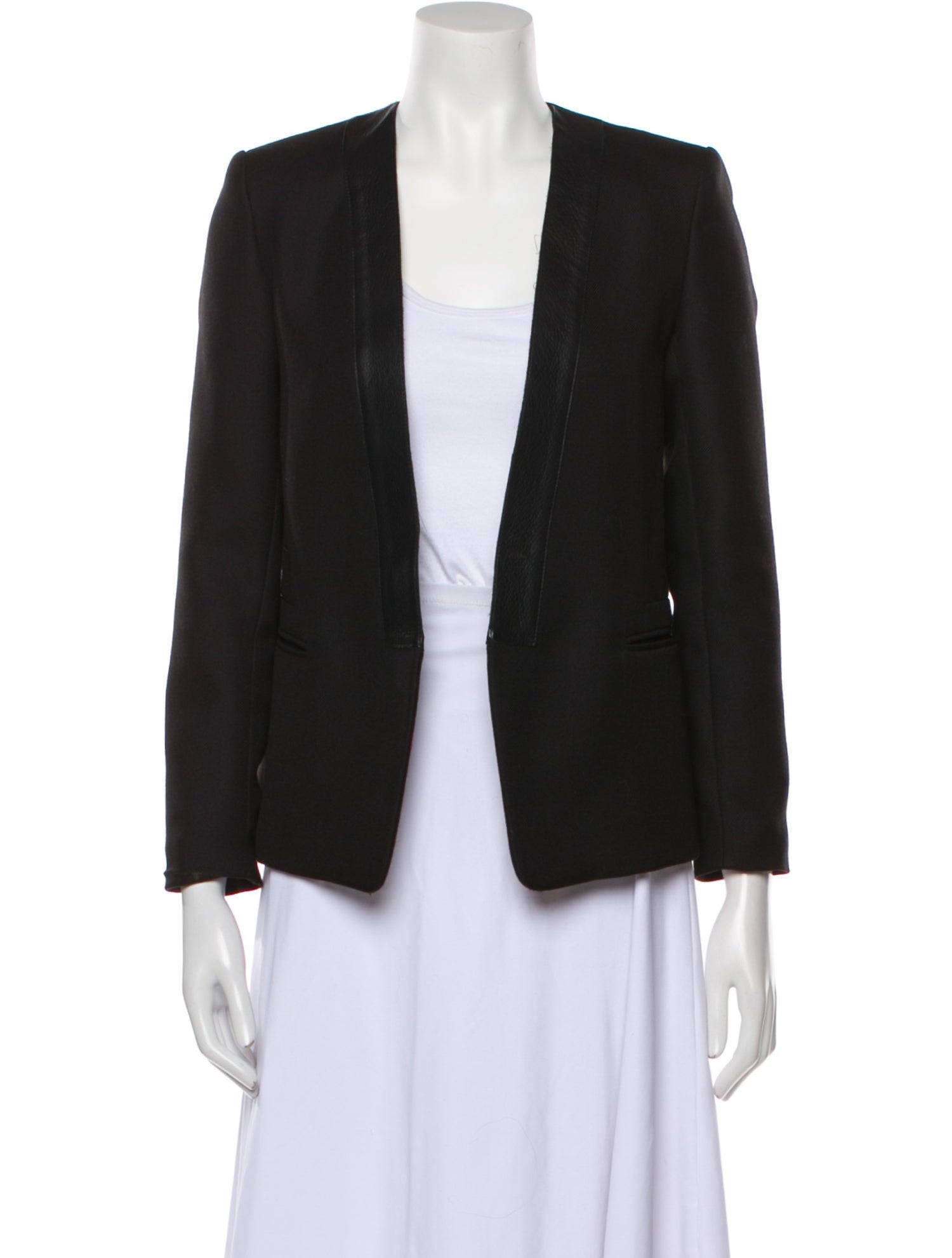 Sandro Leather Blazer