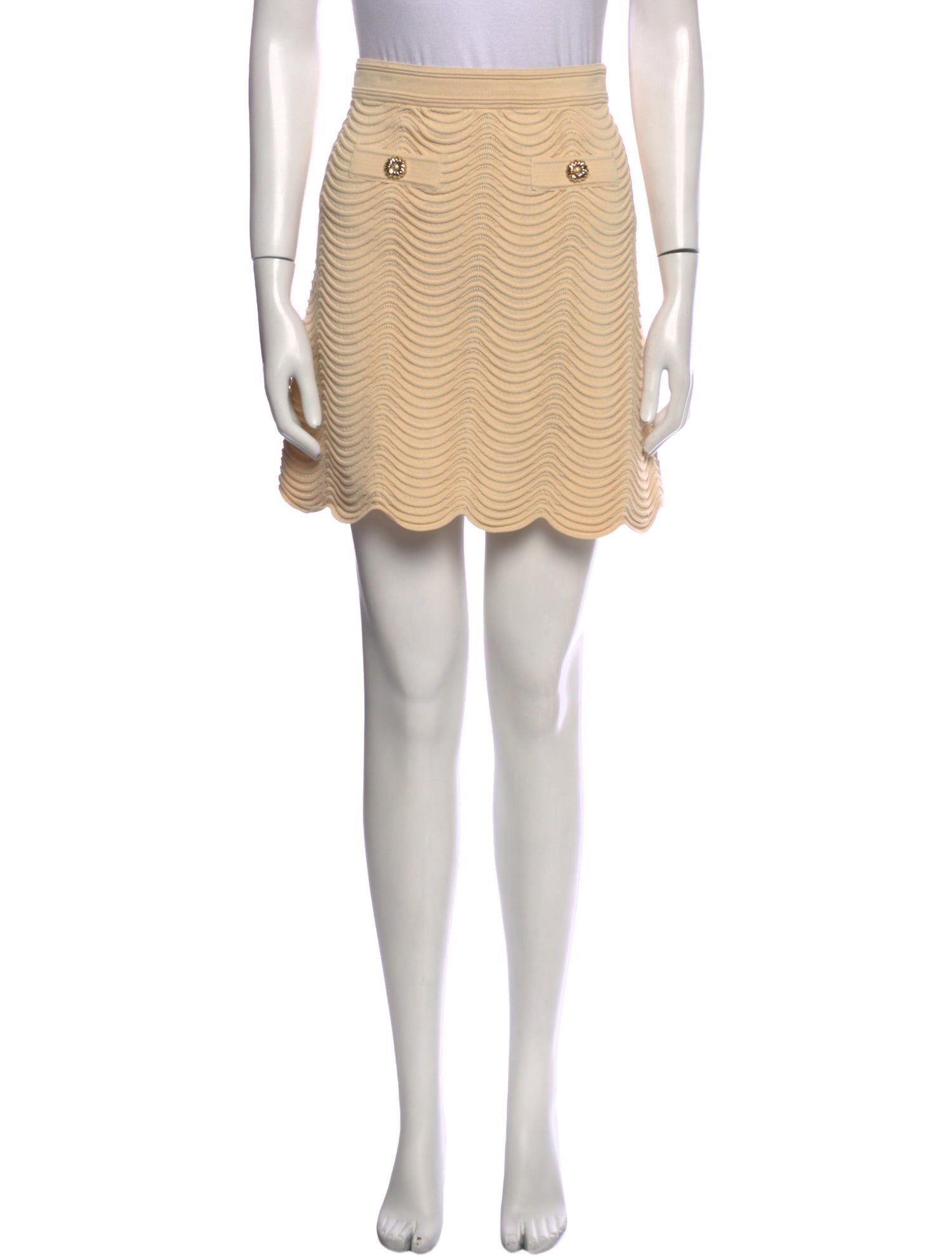 Sandro Studded Accents Mini Skirt