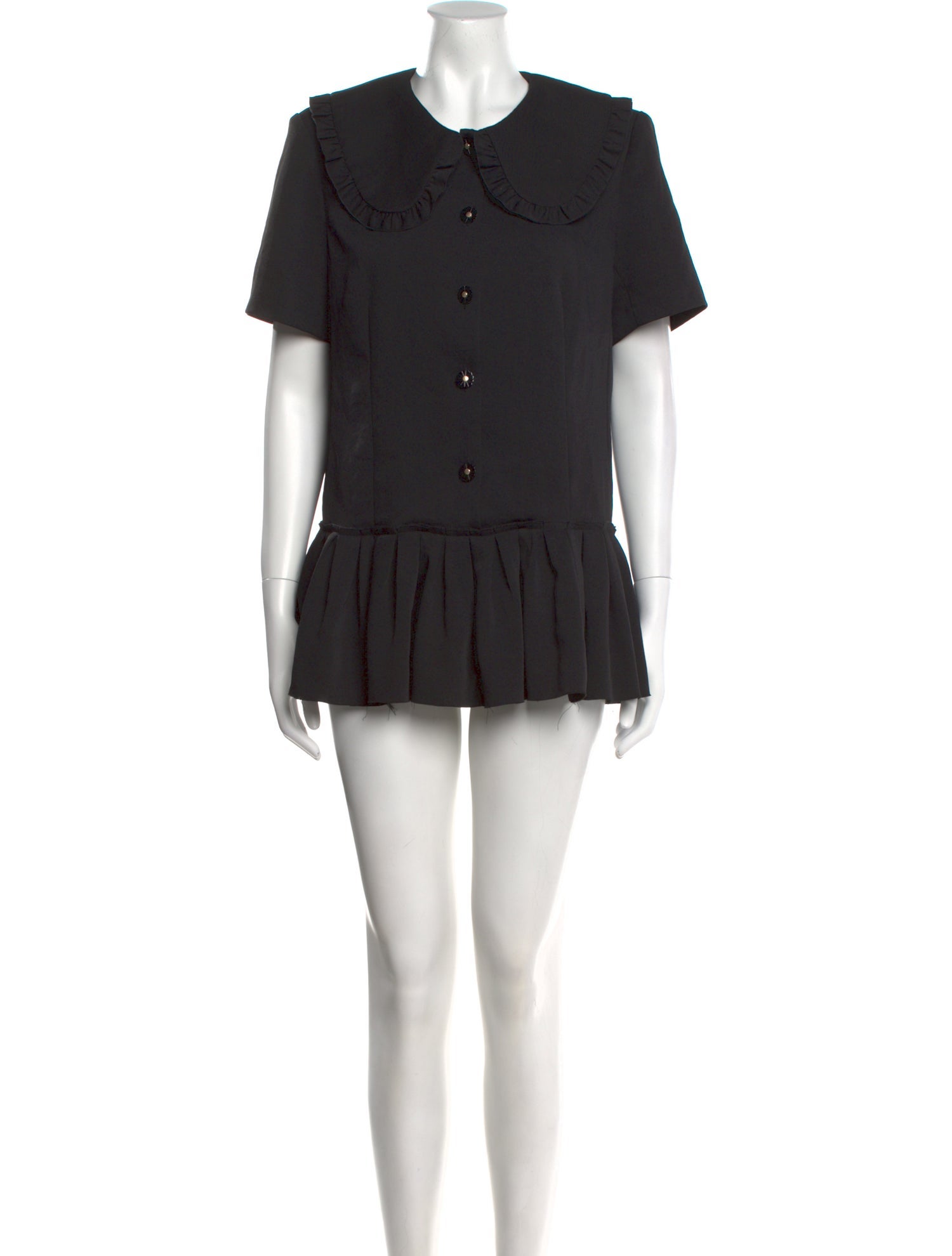 Sandro Crew Neck Mini Dress