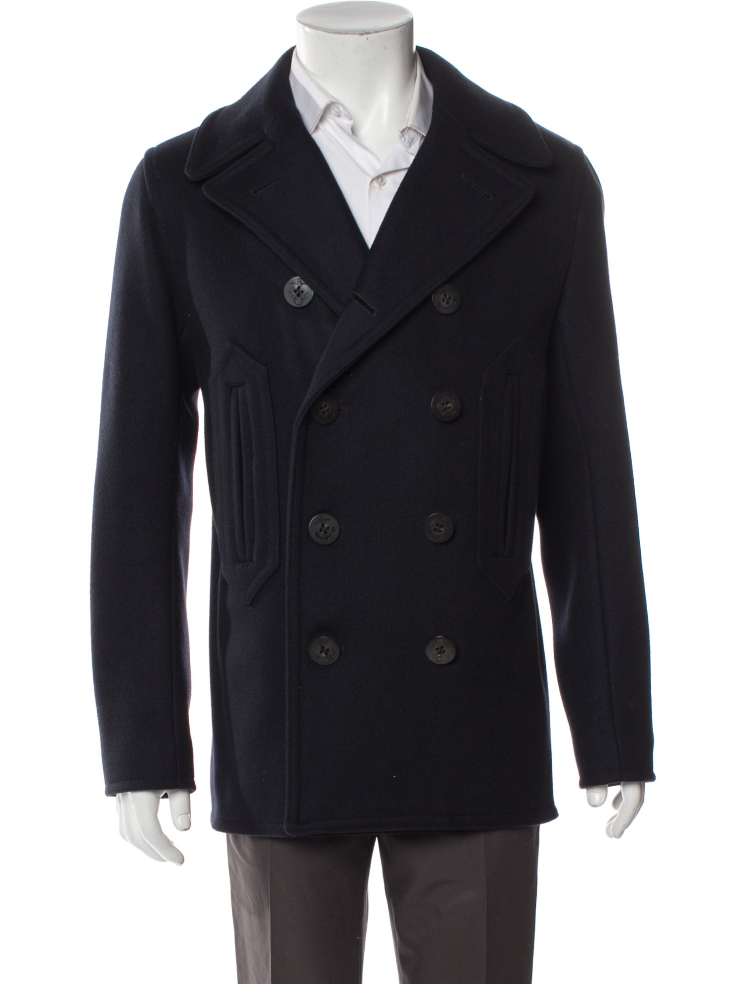 Sandro Wool Peacoat