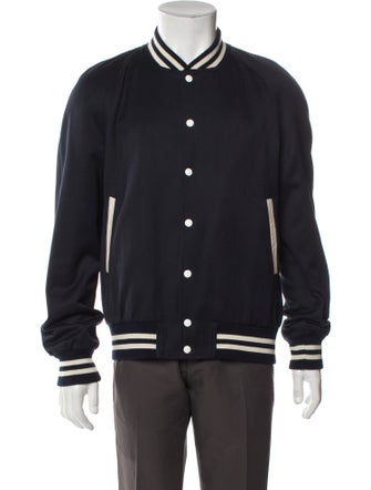 Sandro Striped Varsity Jacket