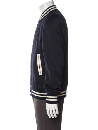 Sandro Striped Varsity Jacket