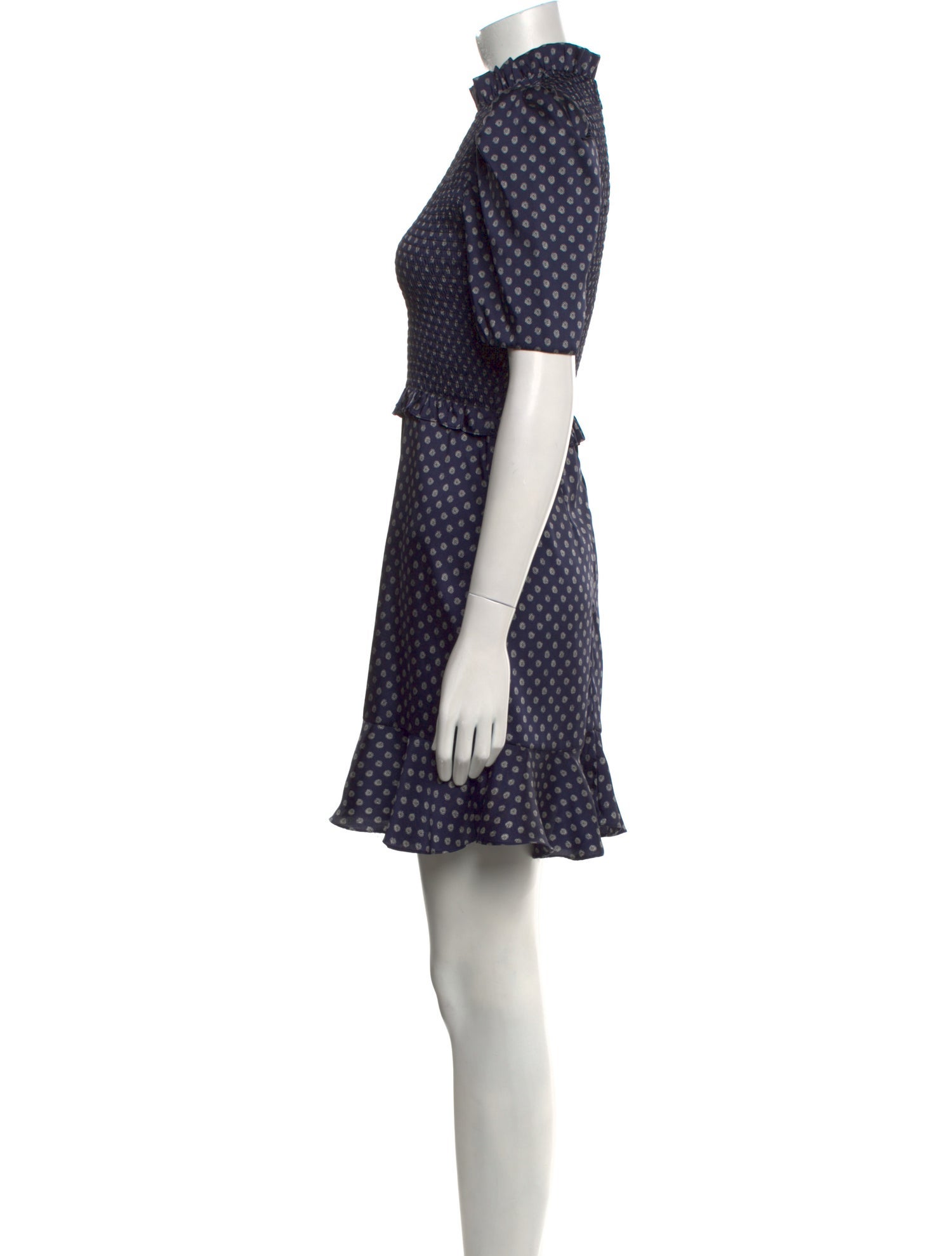 Sandro Polka Dot Print Mini Dress