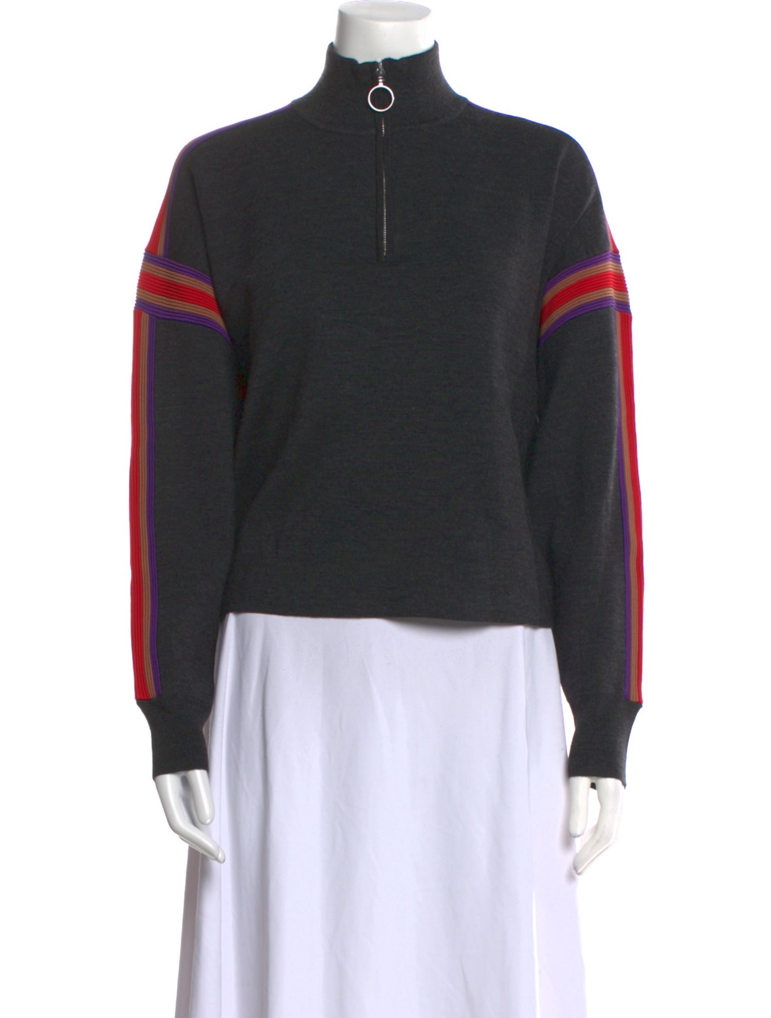 Sandro Wool Striped Sweater