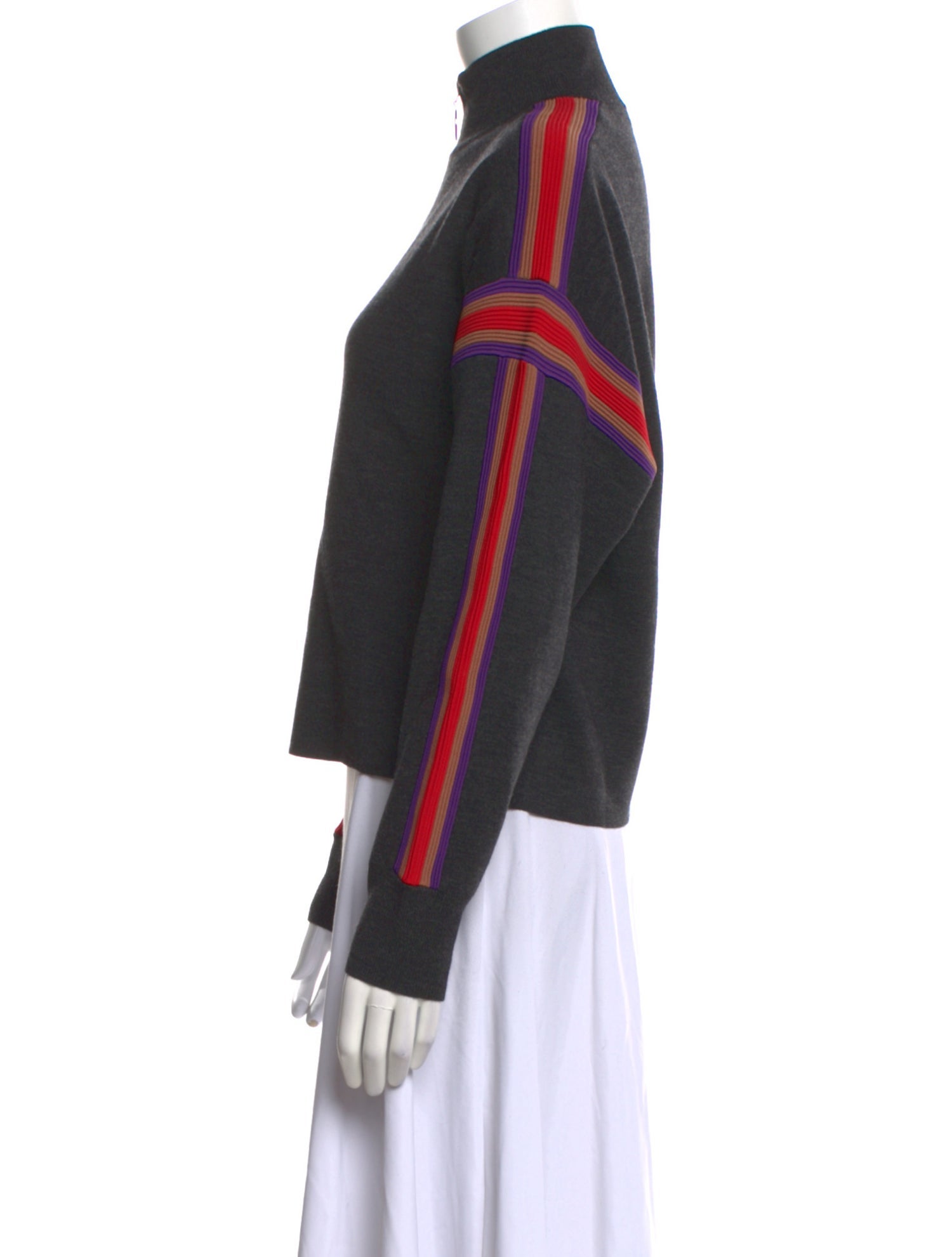 Sandro Wool Striped Sweater