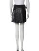 Sandro Lamb Leather Mini Skirt