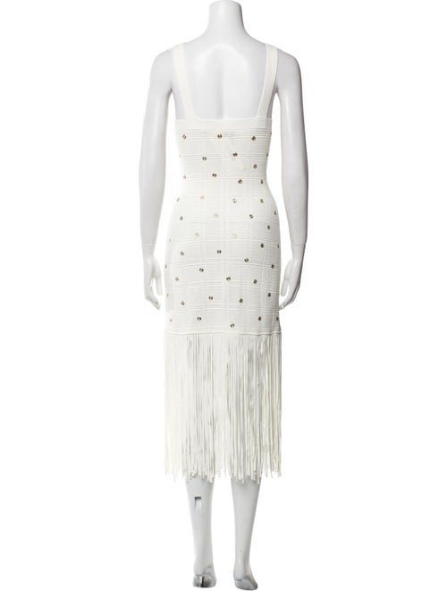 Sandro Square Neckline Long Dress