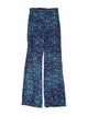 Sandro Floral Print Wide Leg Pants