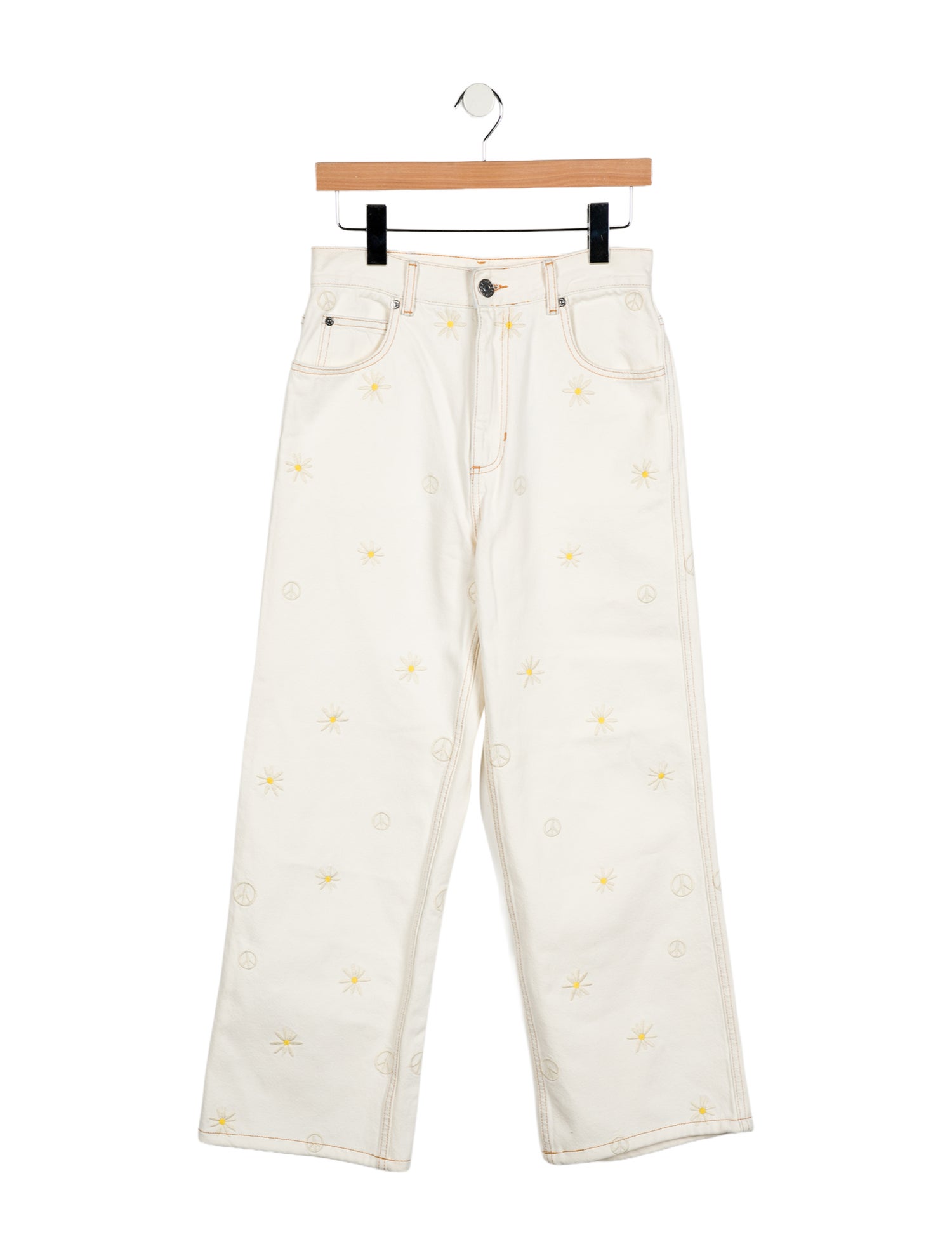 Sandro High-Rise Wide Leg Jeans