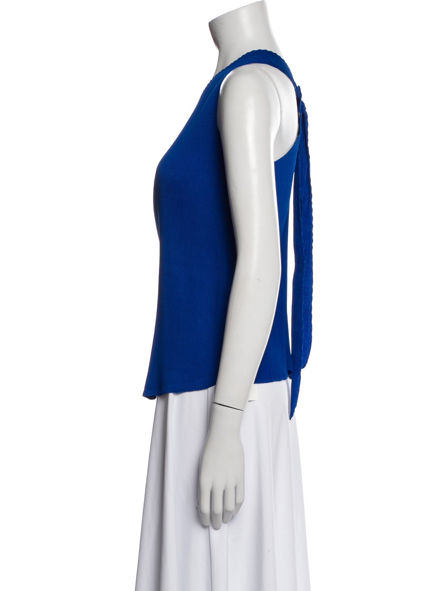 Sandro Square Neckline Sleeveless Top