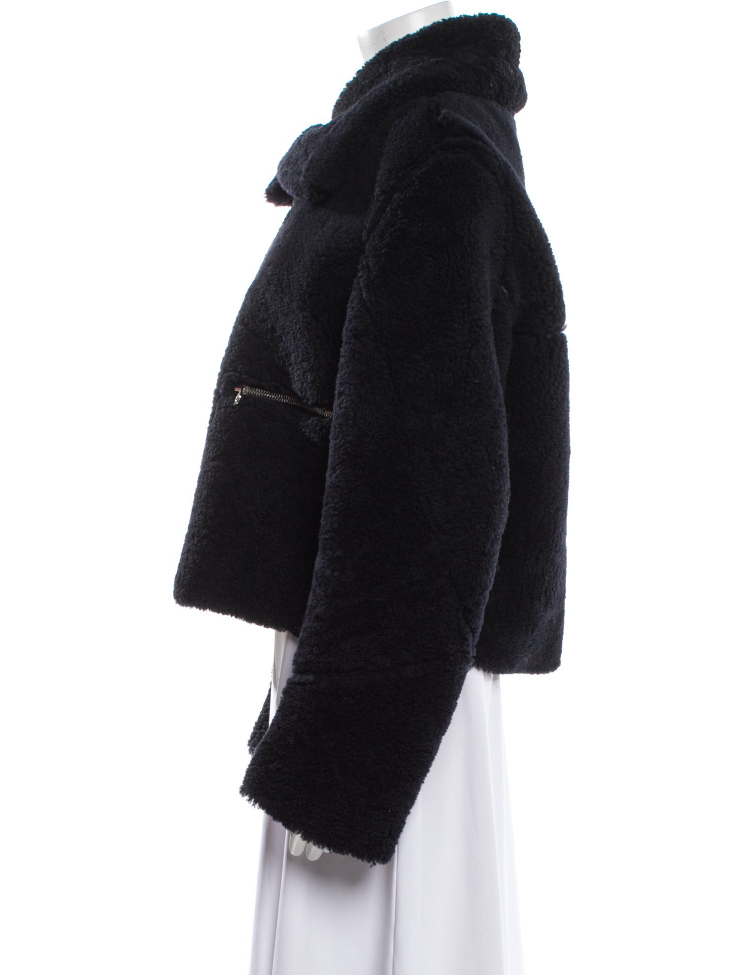 Sandro Shearling Fur Jacket