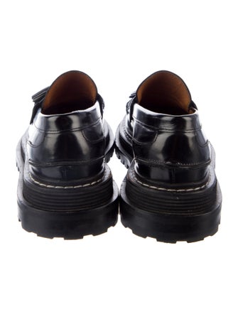 Sandro Leather Tassel Accents Mules