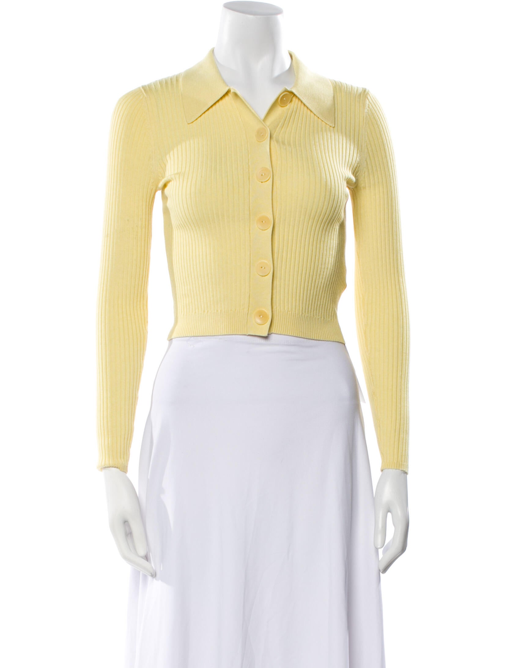 Sandro Long Sleeve Crop Top