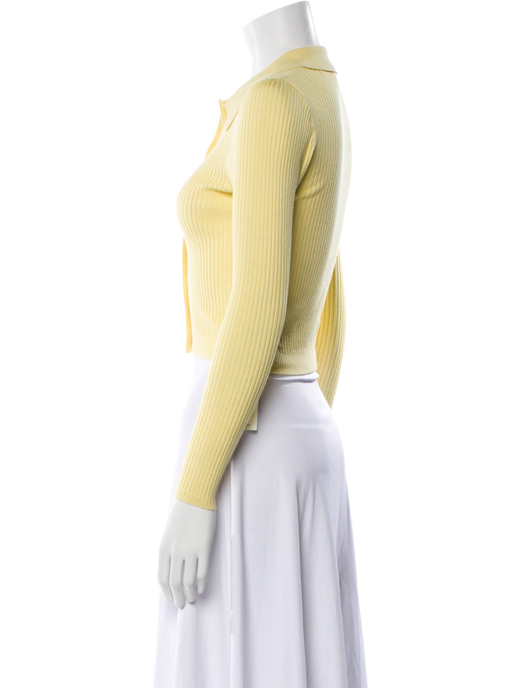 Sandro Long Sleeve Crop Top