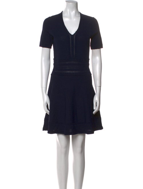 Sandro V-Neck Mini Dress