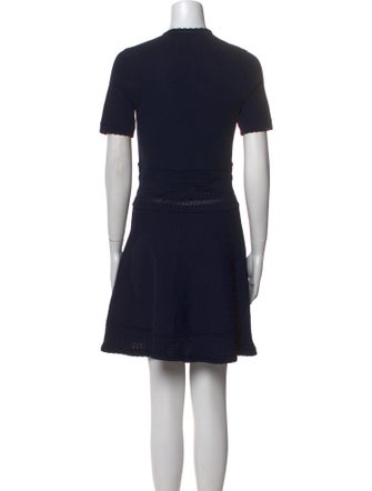 Sandro V-Neck Mini Dress