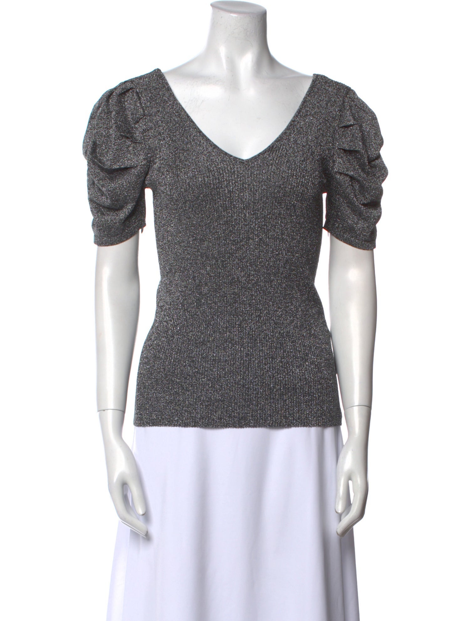 Sandro V-Neck Short Sleeve T-Shirt