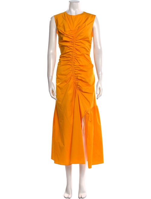 Sandro Crew Neck Long Dress