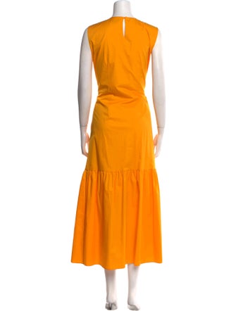 Sandro Crew Neck Long Dress