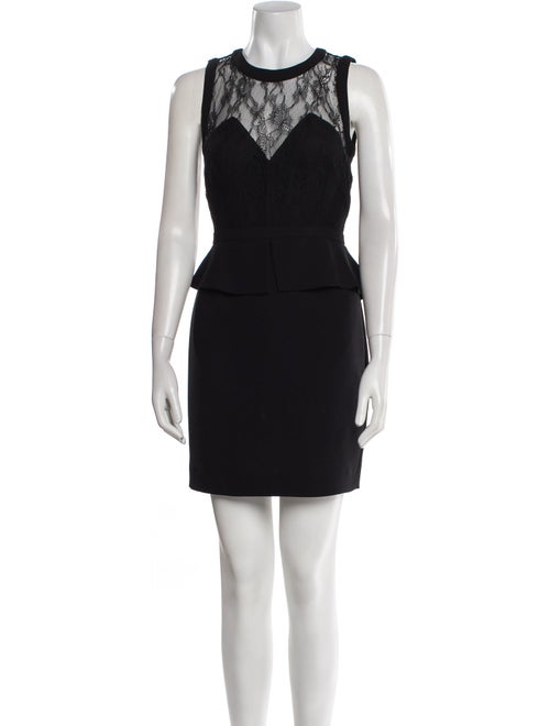 Sandro Crew Neck Mini Dress