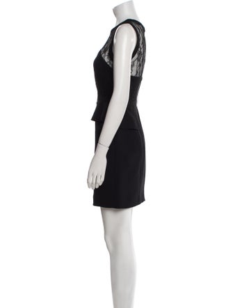 Sandro Crew Neck Mini Dress