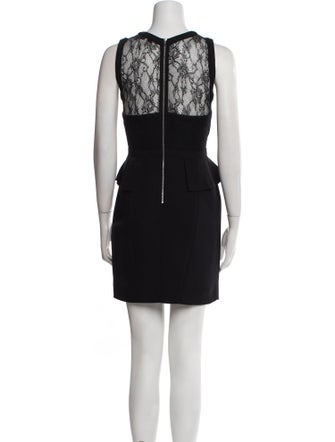 Sandro Crew Neck Mini Dress