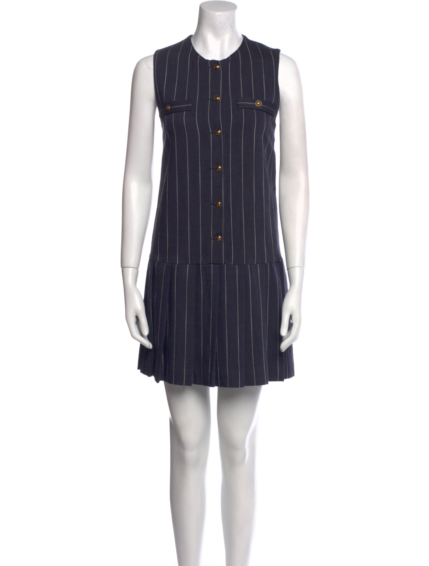 Sandro Striped Mini Dress