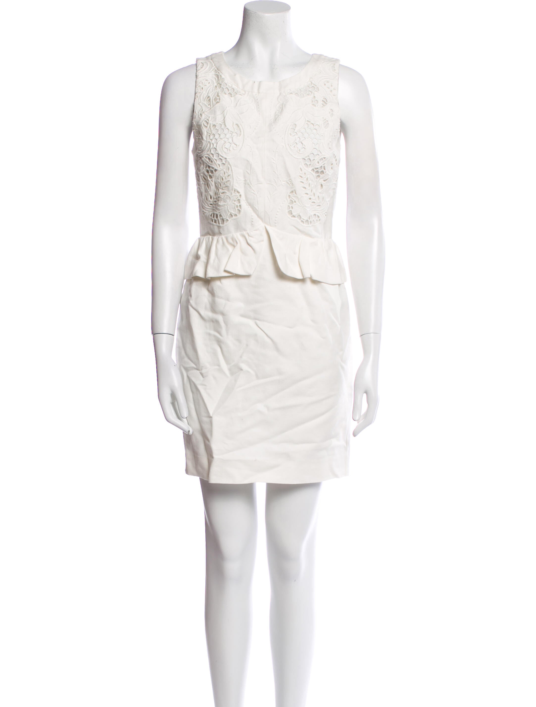 Sandro Bateau Neckline Mini Dress