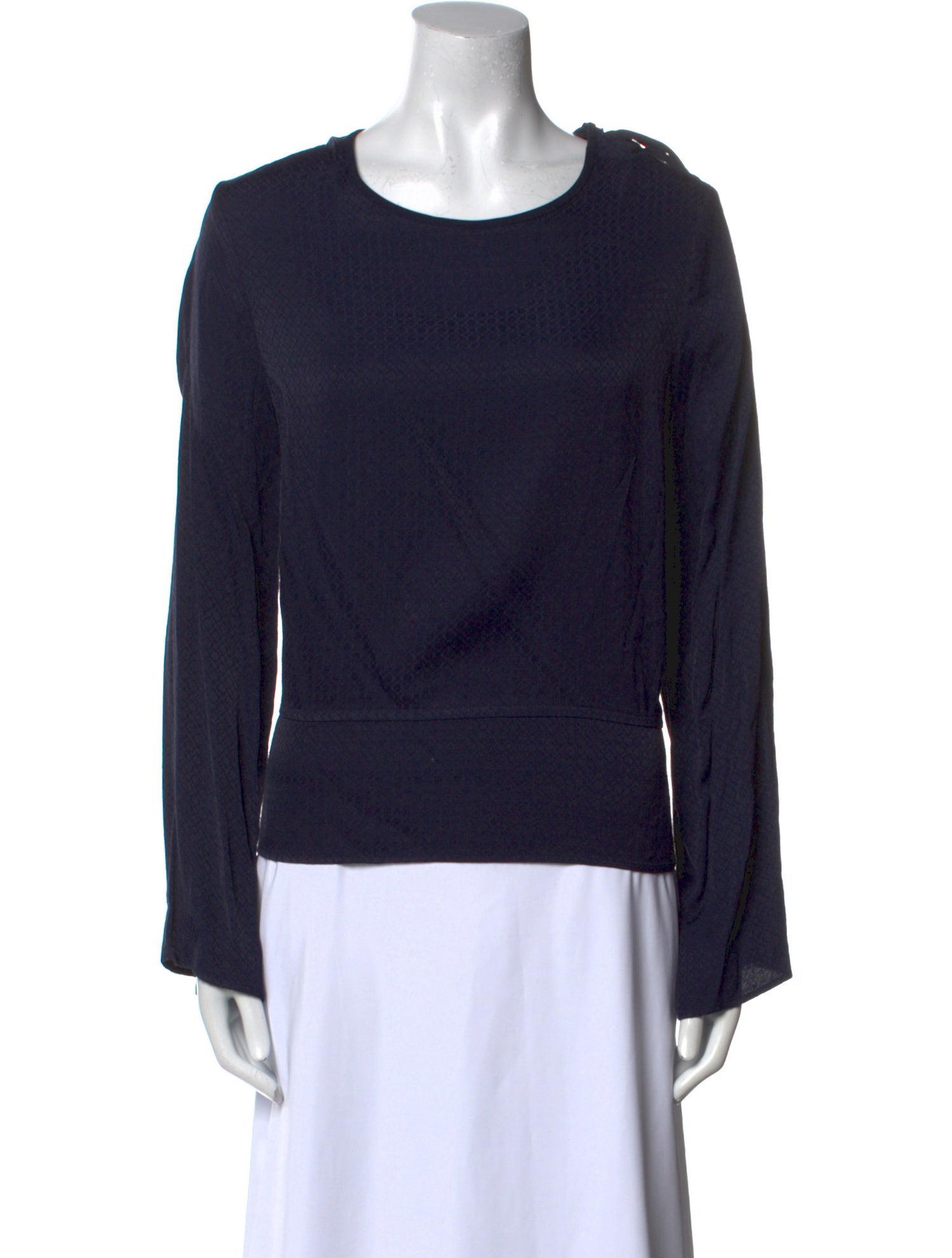 Sandro Crew Neck Long Sleeve Sweatshirt