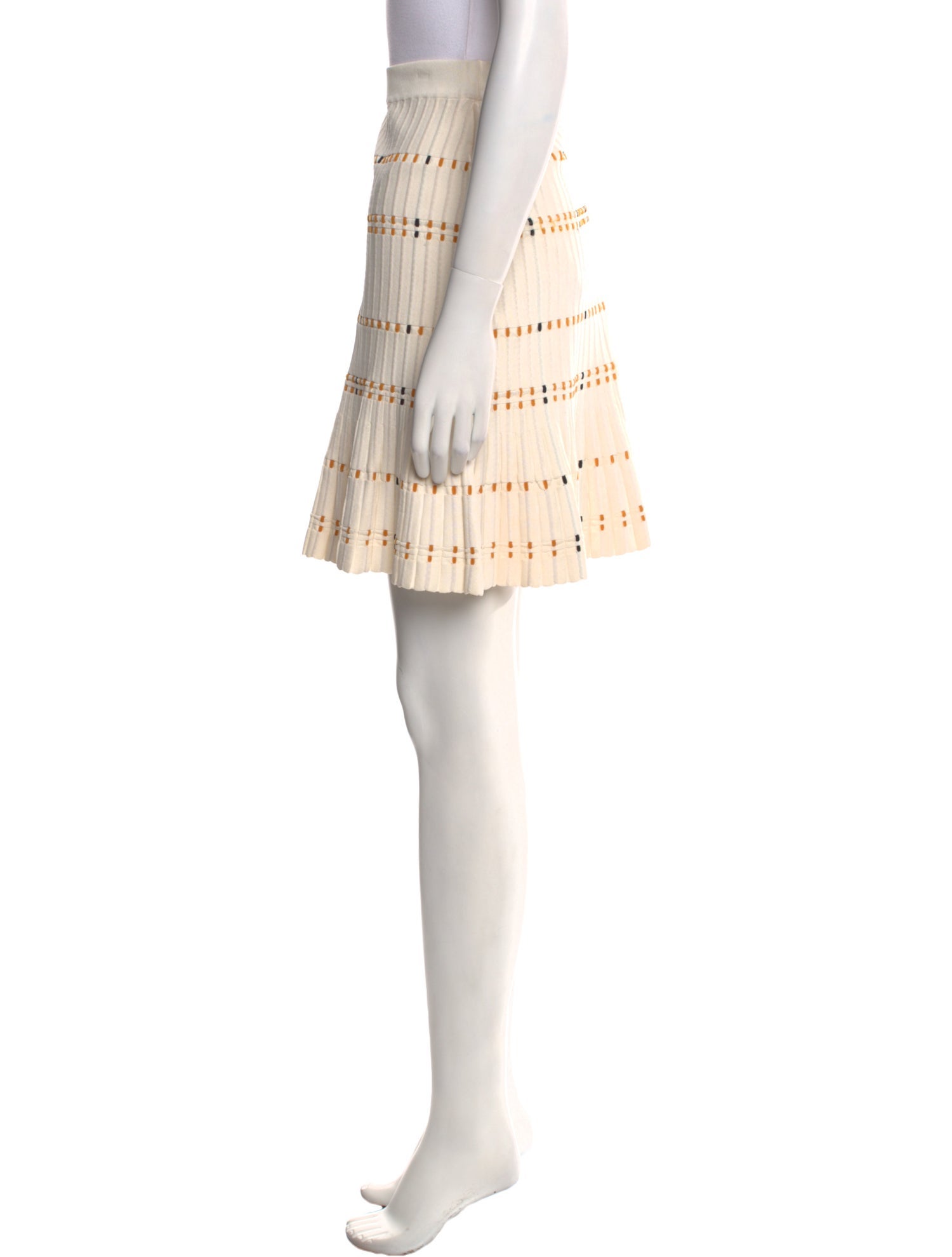 Sandro Striped Knee-Length Skirt