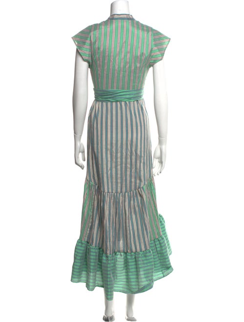 Sandro Striped Long Dress
