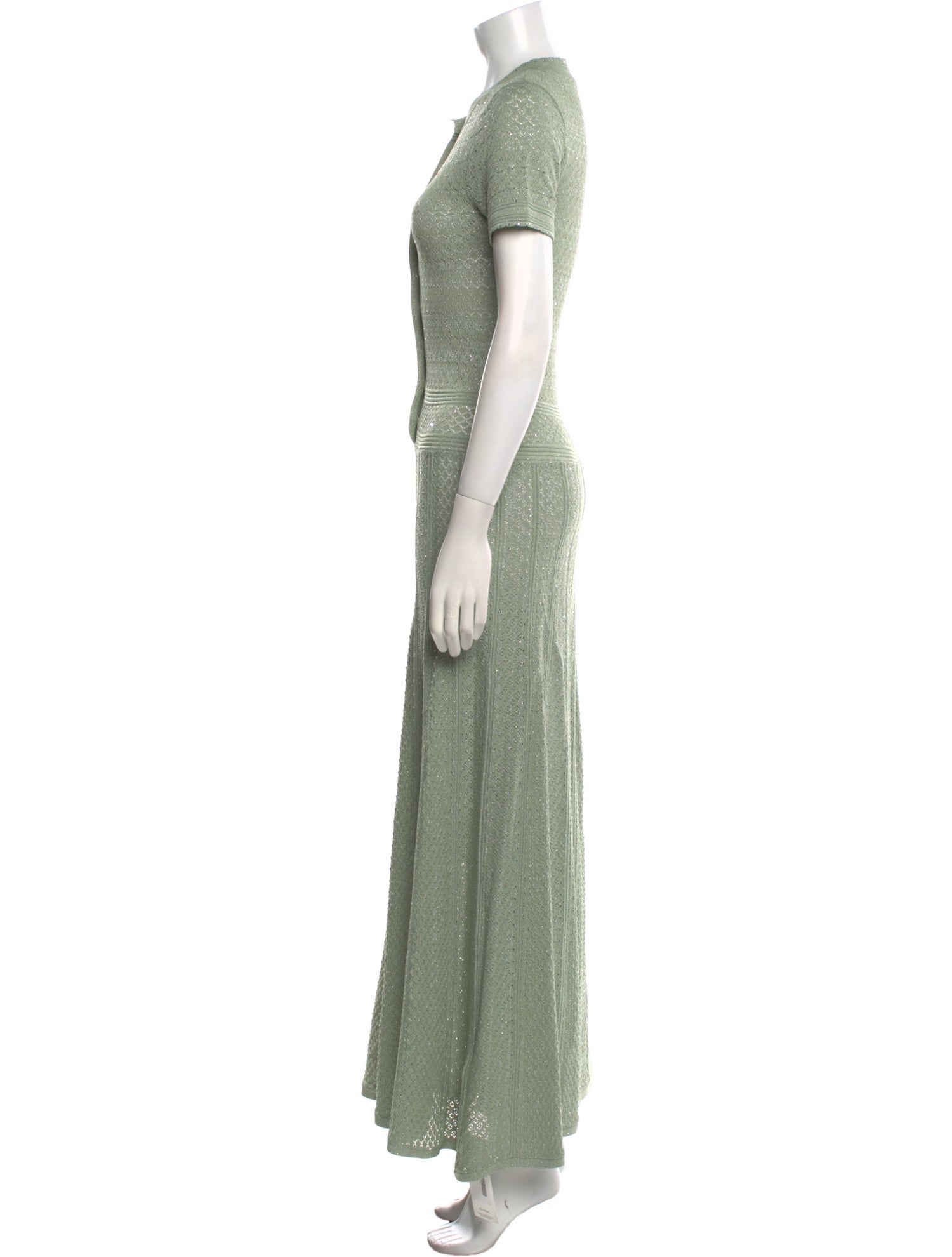 Sandro Crew Neck Long Dress