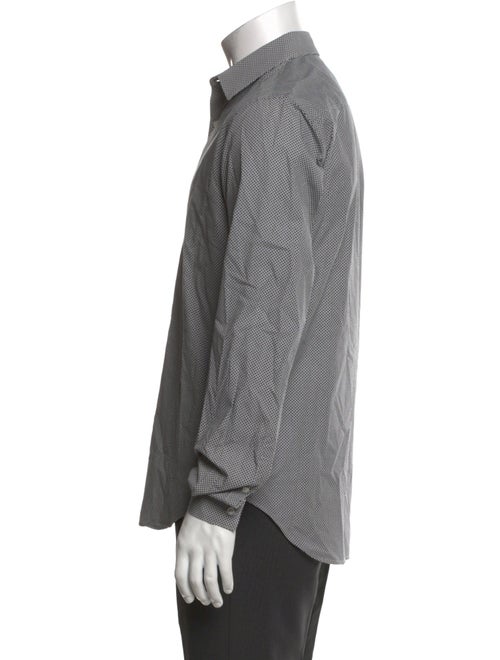 Sandro Striped Long Sleeve Denim Shirt