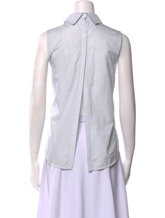 Sandro Mock Neck Sleeveless Top
