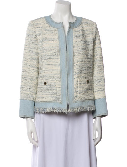 Sandro Tweed Tweed Pattern Evening Jacket