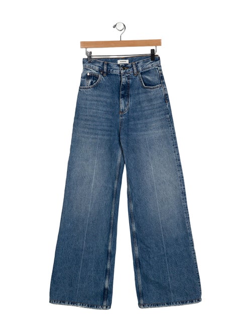 Sandro High-Rise Wide Leg Jeans