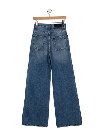 Sandro High-Rise Wide Leg Jeans