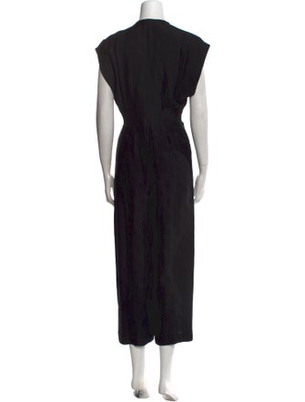 Sandro V-Neck Jumpsuit