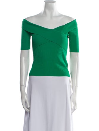 Sandro Off-The-Shoulder Short Sleeve Top