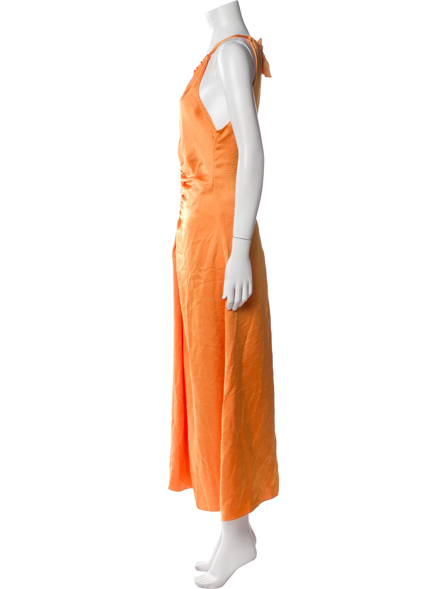 Sandro Scoop Neck Long Dress