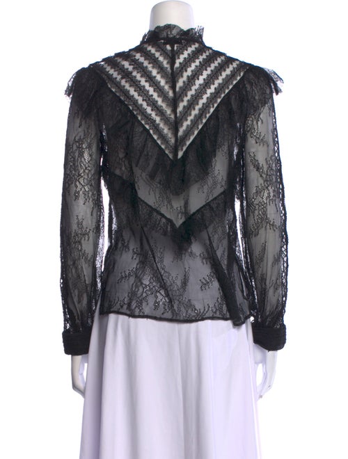 Sandro Lace Lace Pattern Blouse