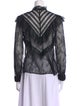 Sandro Lace Lace Pattern Blouse