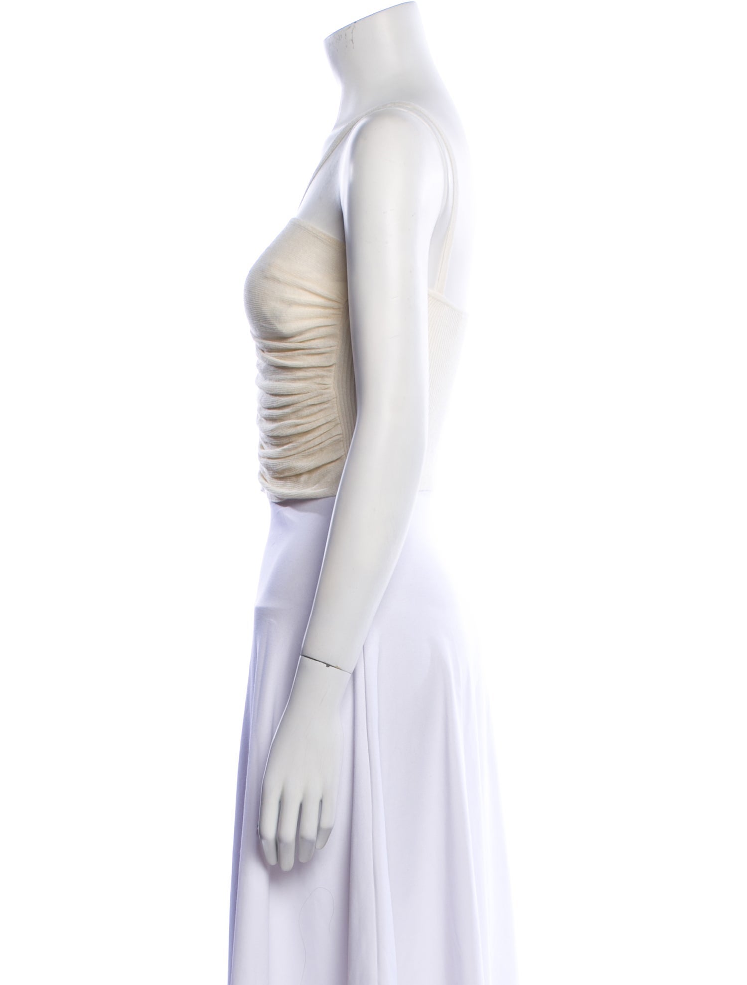 Sandro Halterneck Sleeveless Crop Top