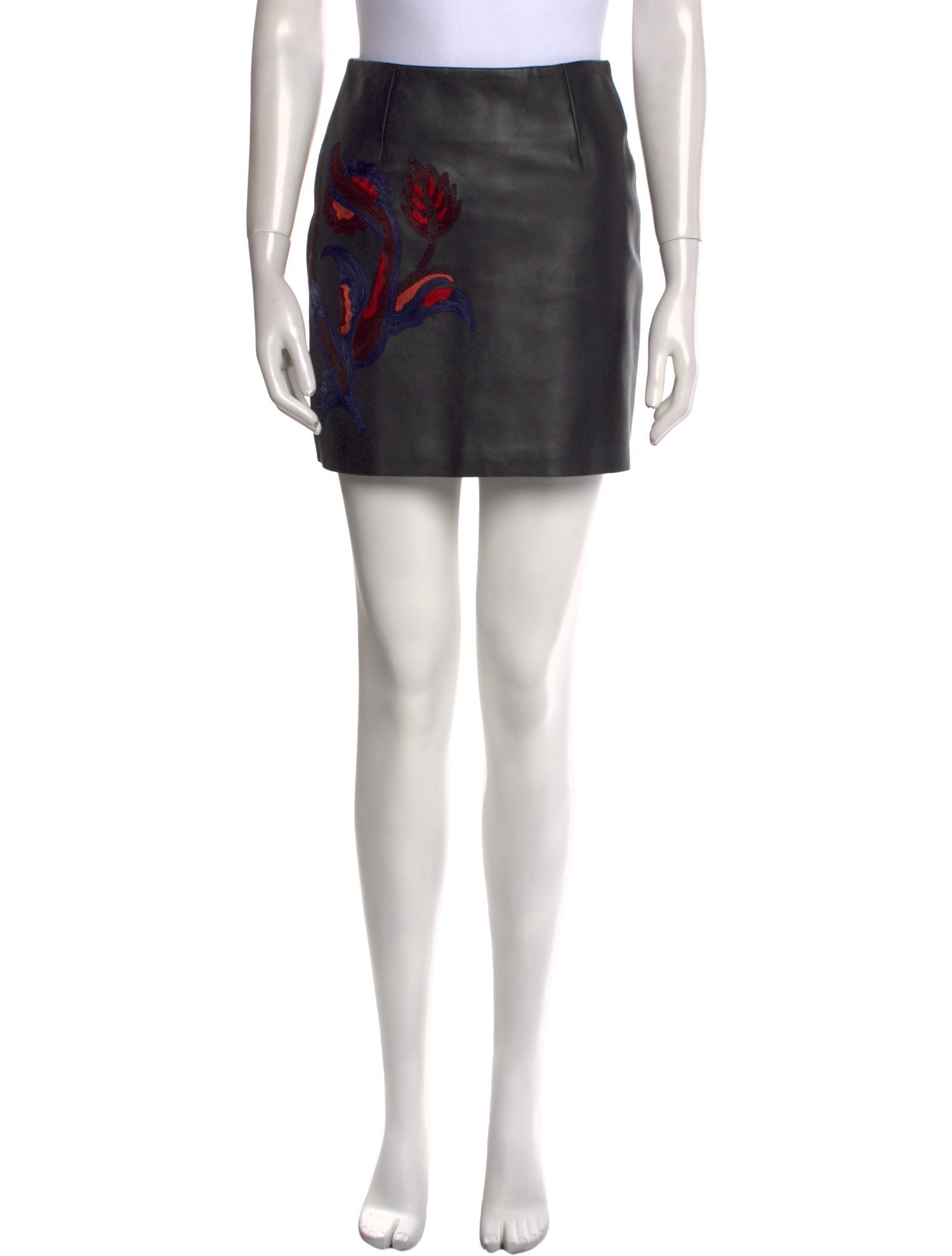 Sandro Leather Mini Skirt